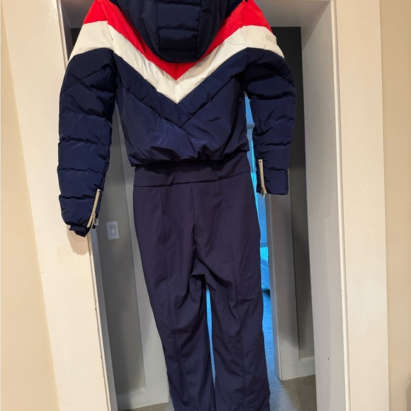 NWT Sunday Ski Chevron Ski Suit Navy - Picture 5 of 13